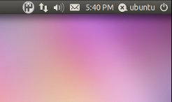 linux applet screenshot in unity